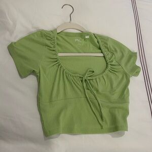 Pacsun green crop top
